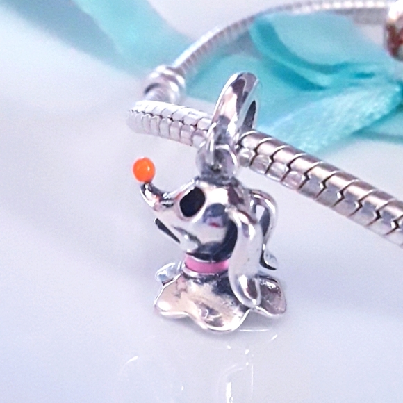 Nightmare Before Christmas Zero ghost dog charm S925 Sterling Pandora compatible - Picture 3 of 10
